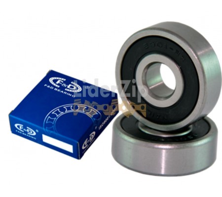 Подшипник F&D 6301-2RS (12*37*12)